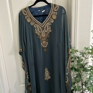Gray fancy kaftan